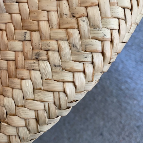 Round straw bag - Picture 4 of 4